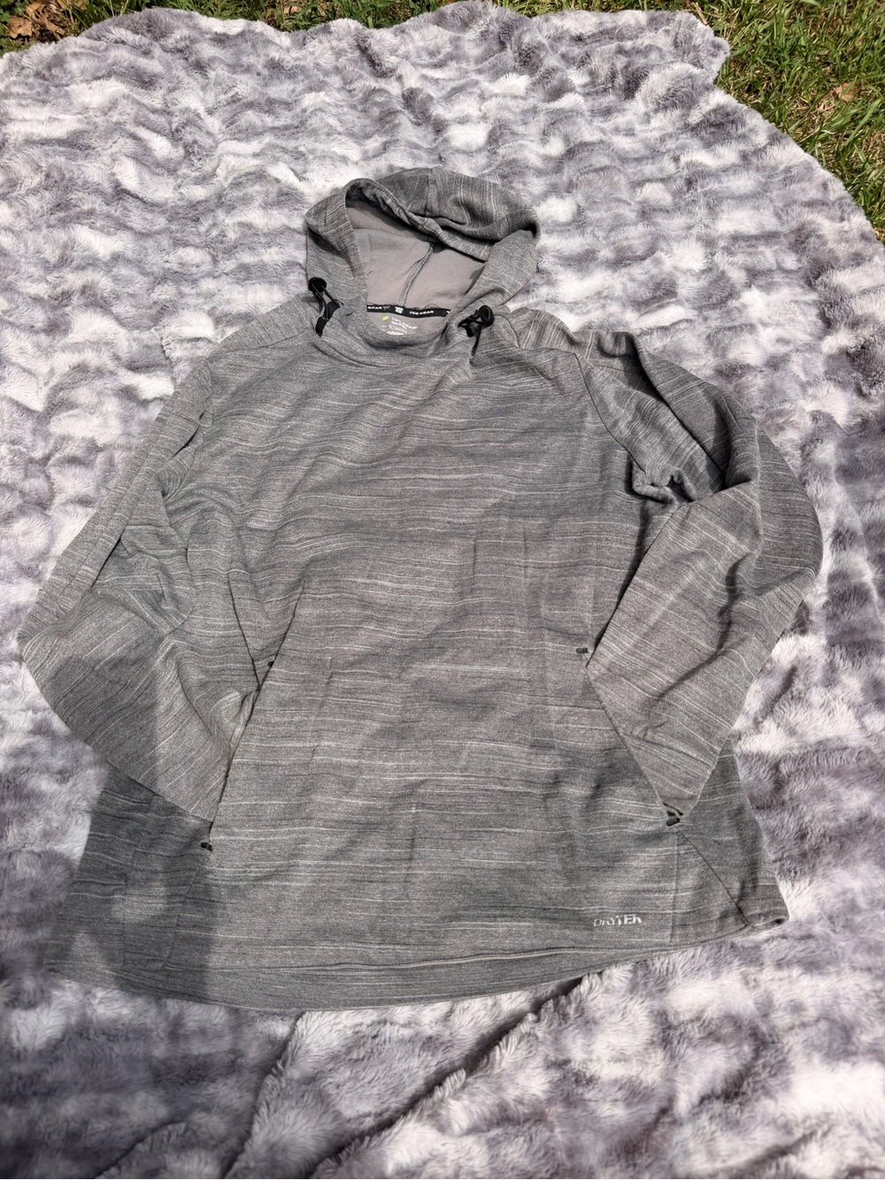 tek gear Gray Lightweight Hooded Pullover